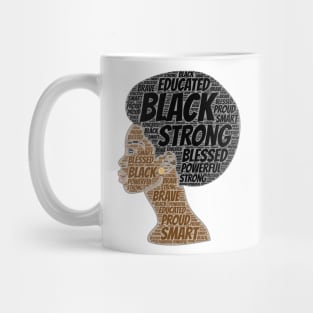 Black Strong Educated Melanin Queen Mug